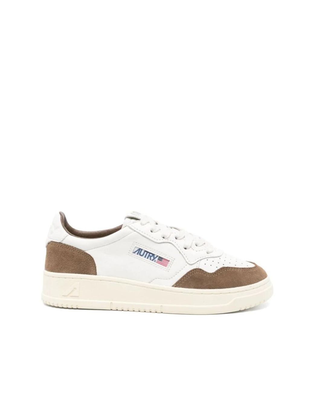 Autry White Medalist Low Sneakers