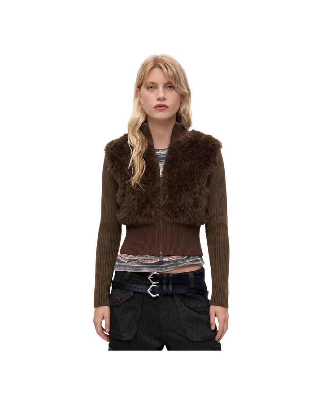 Desigual Brown Cardigans