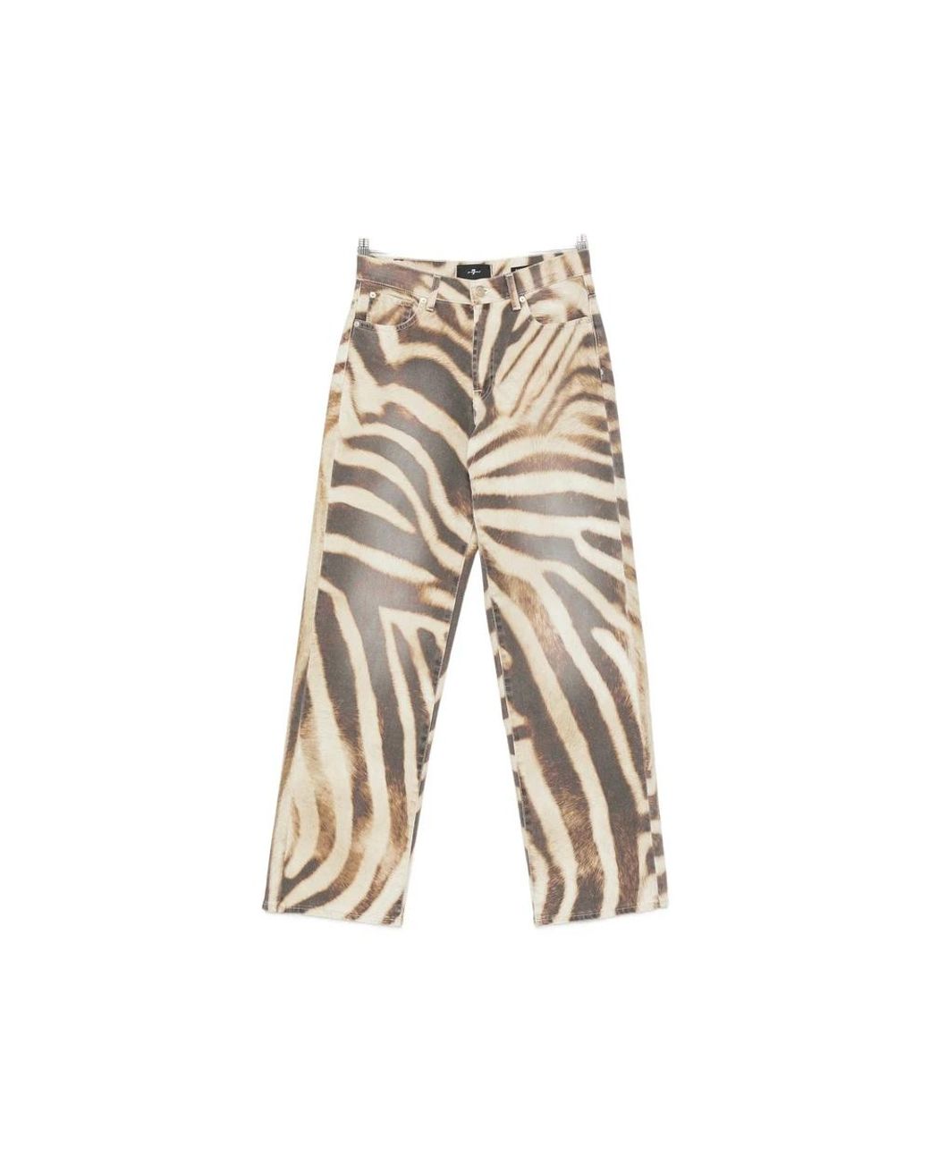 7 For All Mankind Natural Straight Fit Jeans