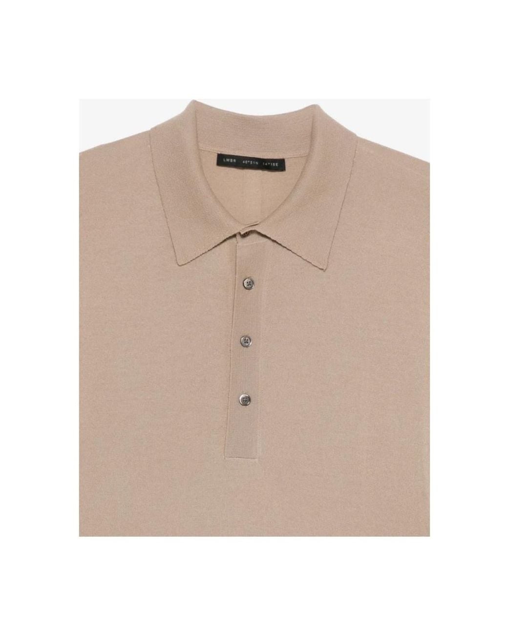 Low Brand Natural Polo Shirts for men