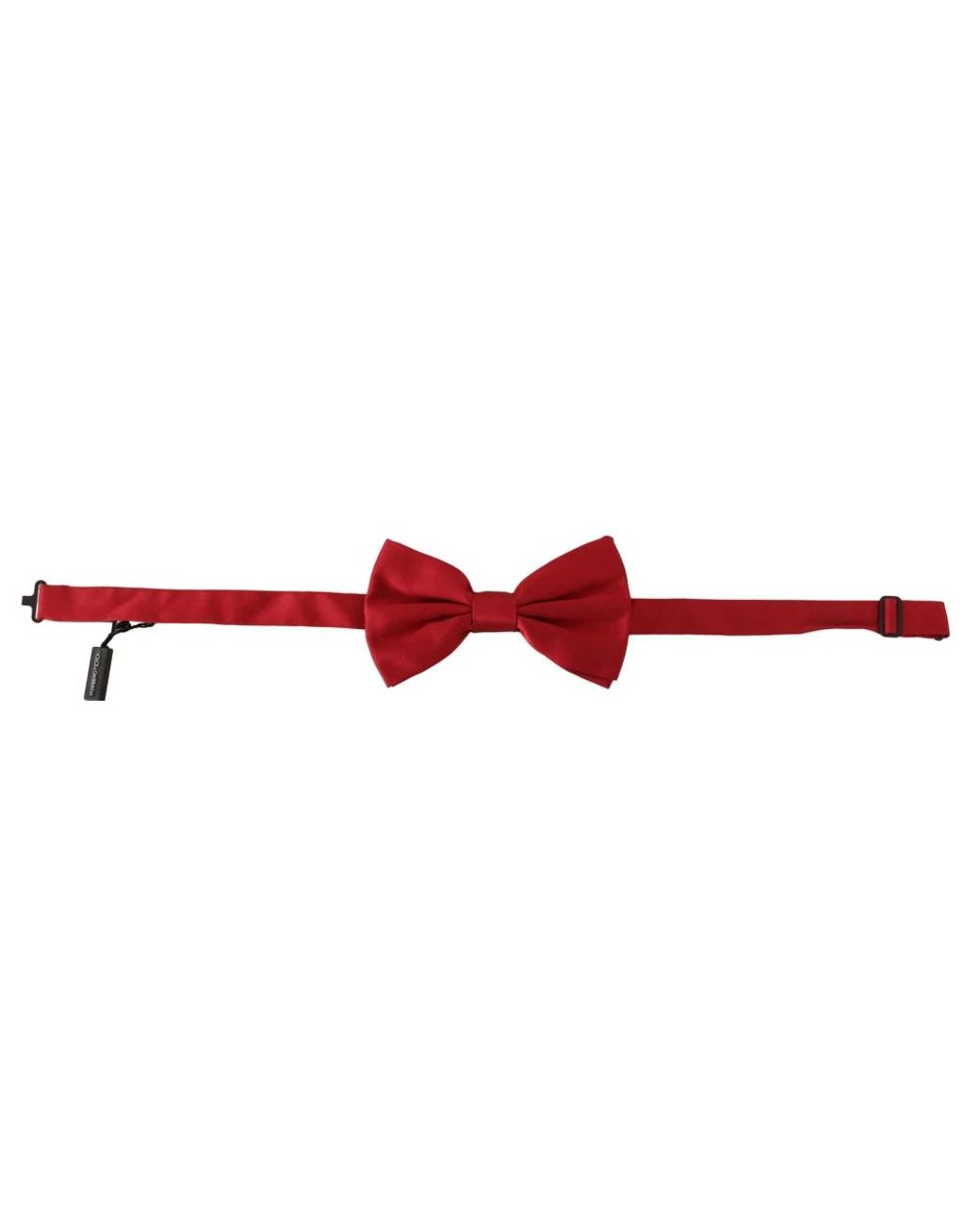 Dolce & Gabbana Red 100% Silk Adjustable Neck Papillon Bow Tie for men