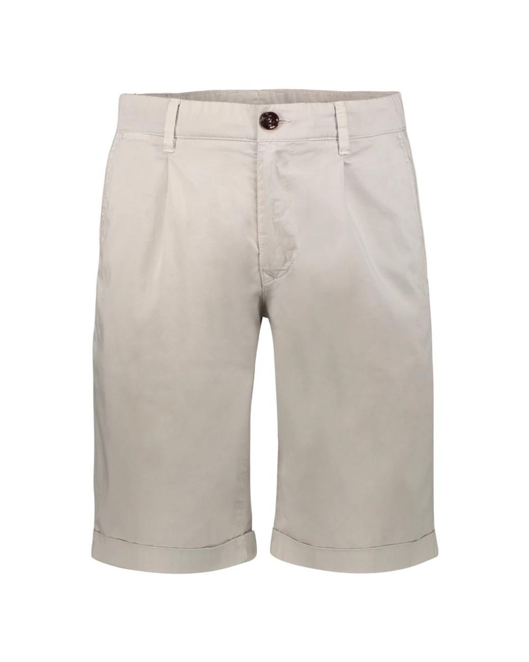 Moorer Gray Casual Shorts for men