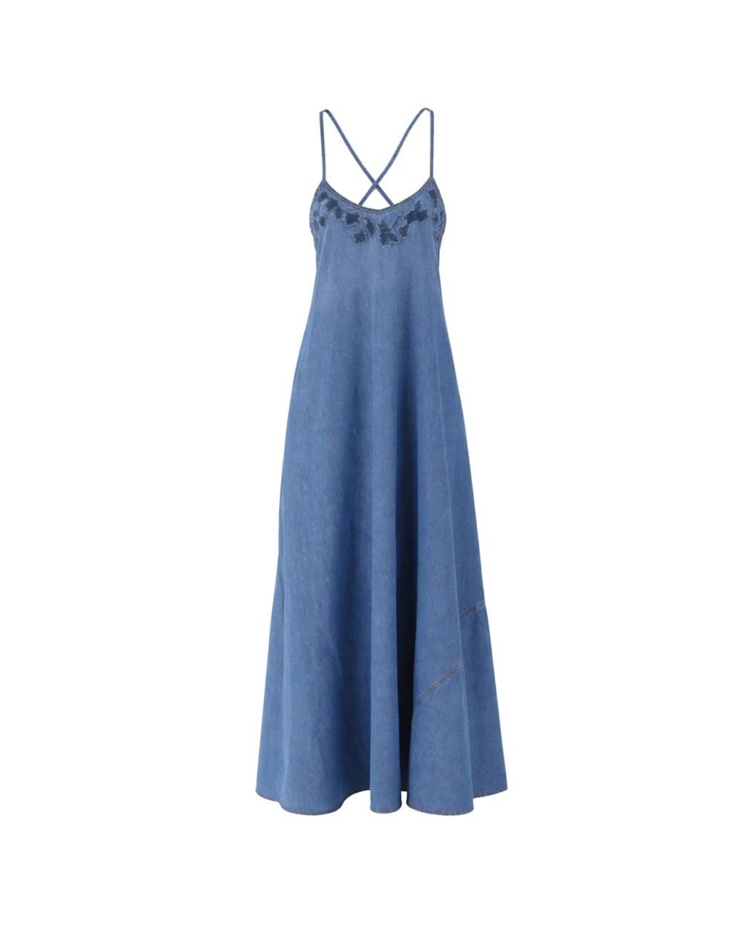 Ermanno Scervino Blue Maxi Dresses