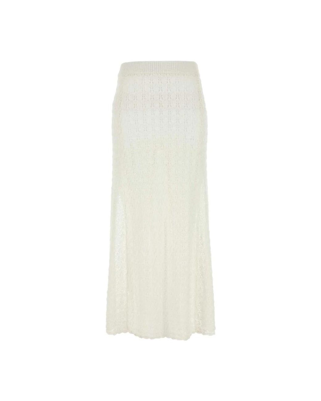 Ganni White Maxi Skirts