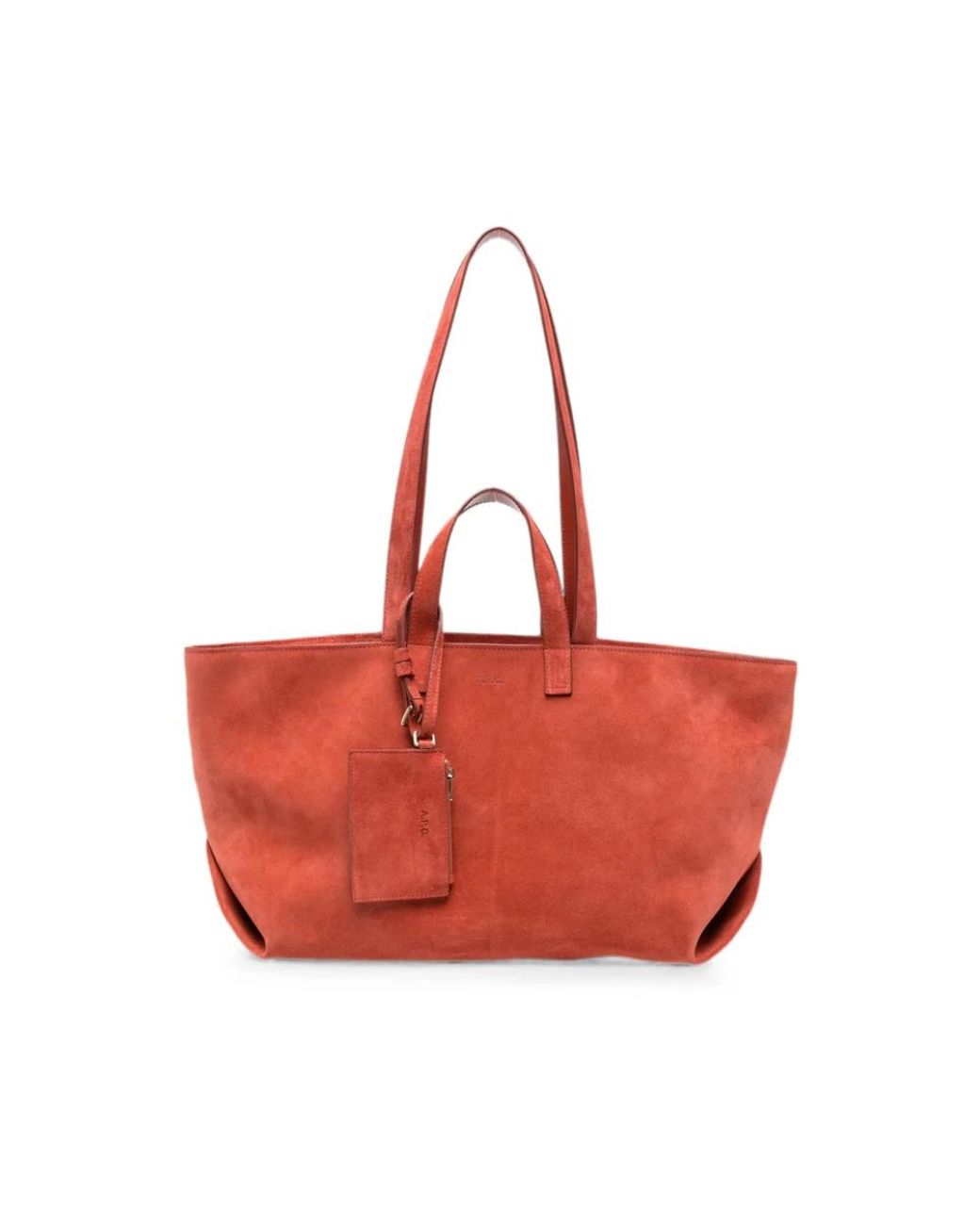 A.P.C. Red Shopping Bags