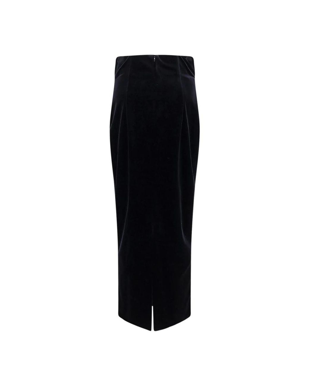 Alberta Ferretti Black Midi Skirts