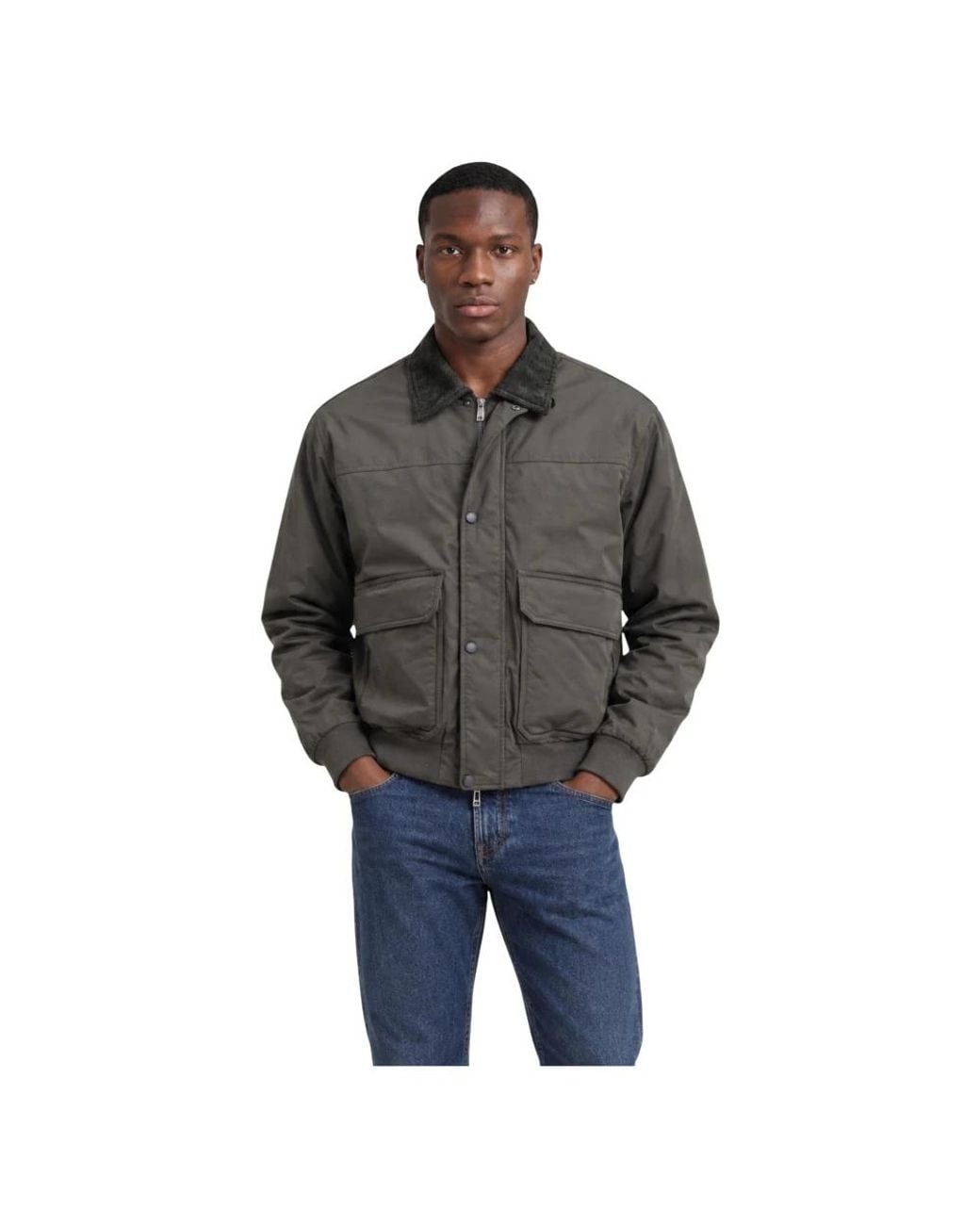 ARMANI EXCHANGE Gray Bomber Jackets for men