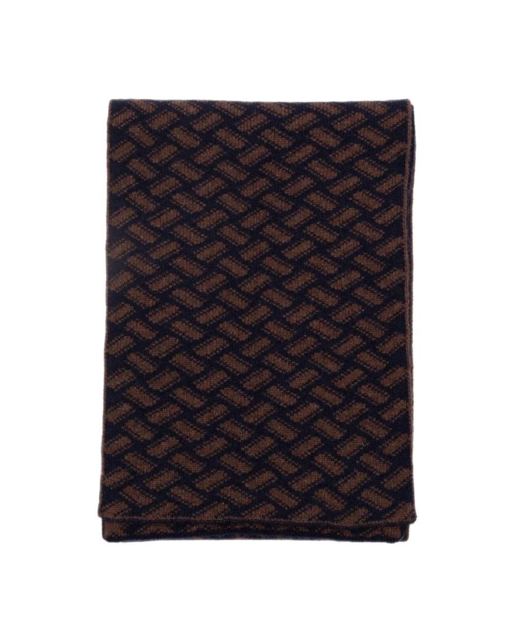 Drumohr Black Winter Scarves for men