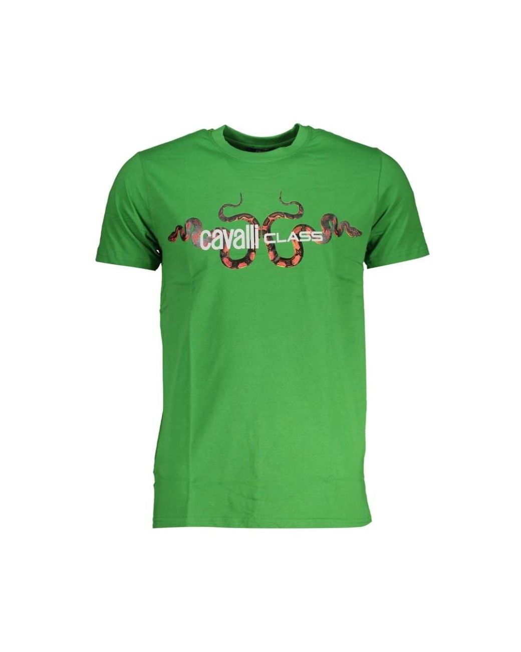 Roberto Cavalli T-Shirts in het Green voor heren