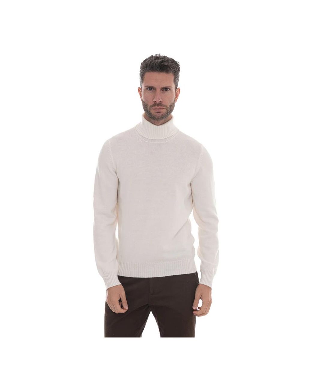 Gran Sasso Natural Turtlenecks for men