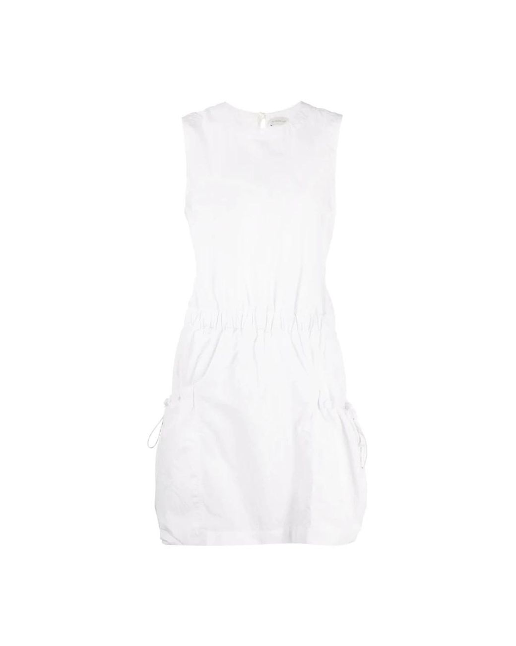 Moncler Mouwloze Mini-Jurk in het White