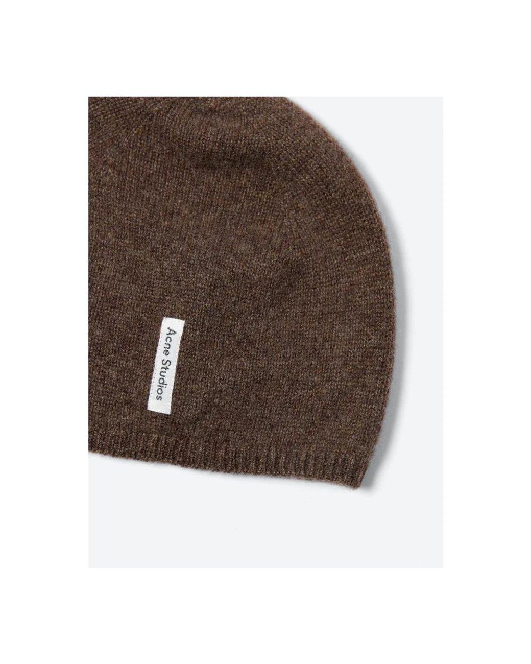 Acne Brown Kassia Beanie