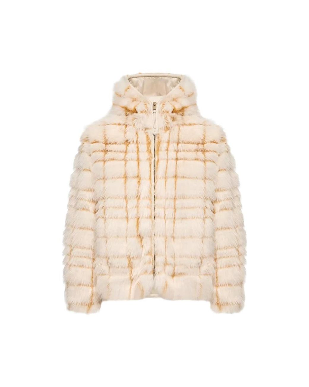 Moncler Natural Faux Fur & Shearling Jackets