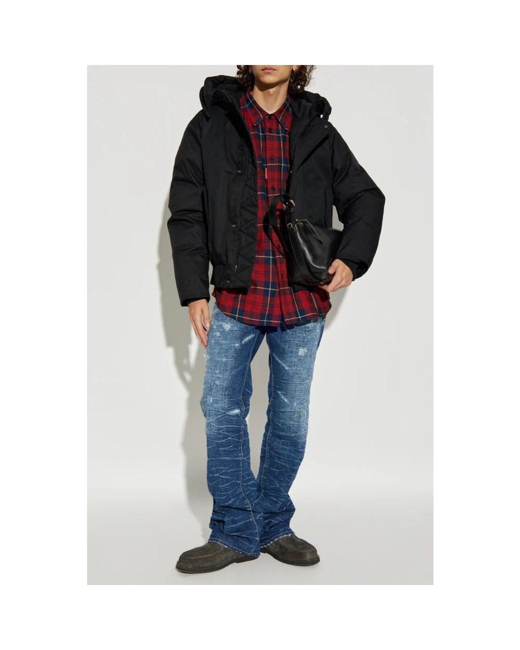 DSquared² Black Winter Jackets for men