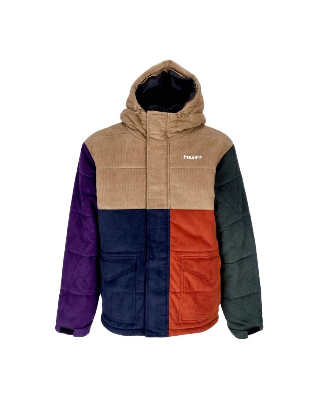 Huf Blue Down Jackets for men