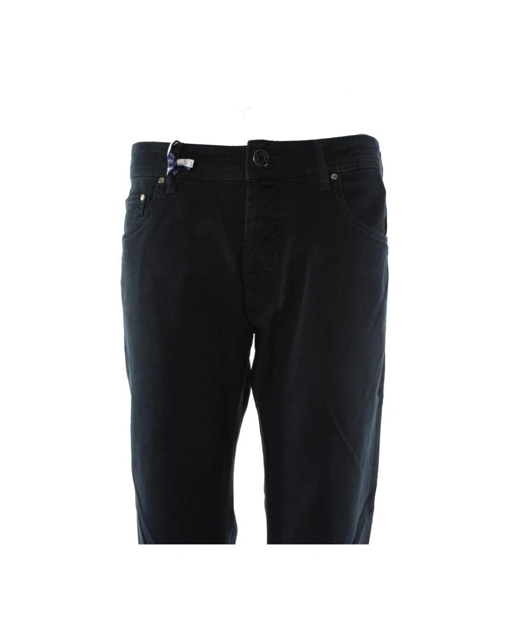 Jacob Cohen Black Straight Fit Jeans for men