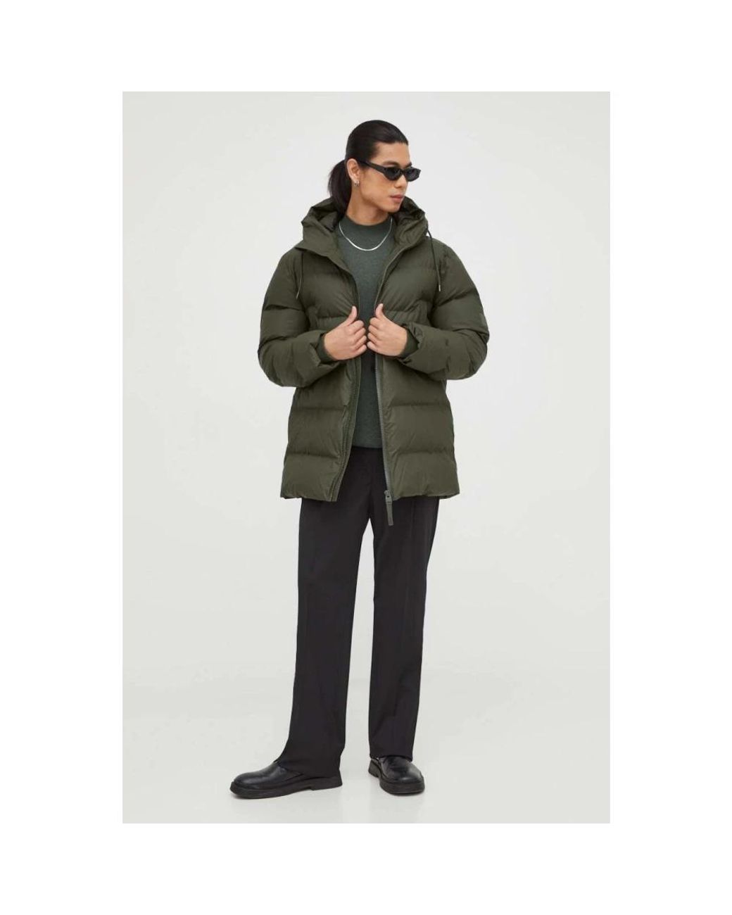 Winter Jackets di Rains in Green da Uomo