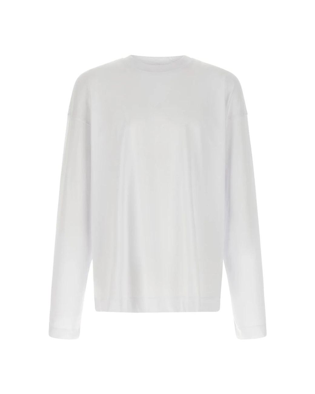 Dries Van Noten White Long Sleeve T-Shirts for men
