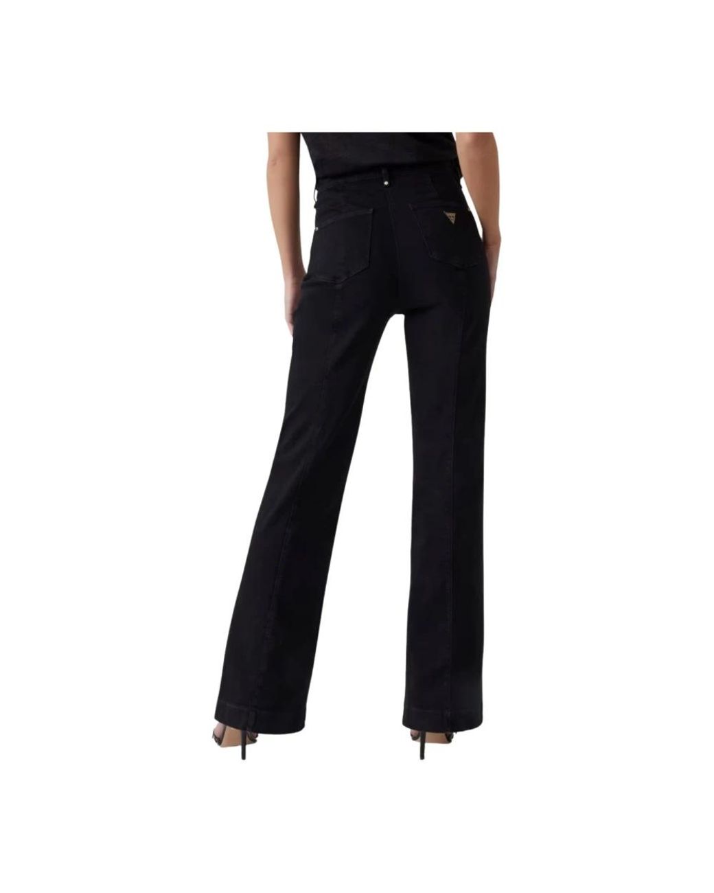 Guess Black Wide Jeans