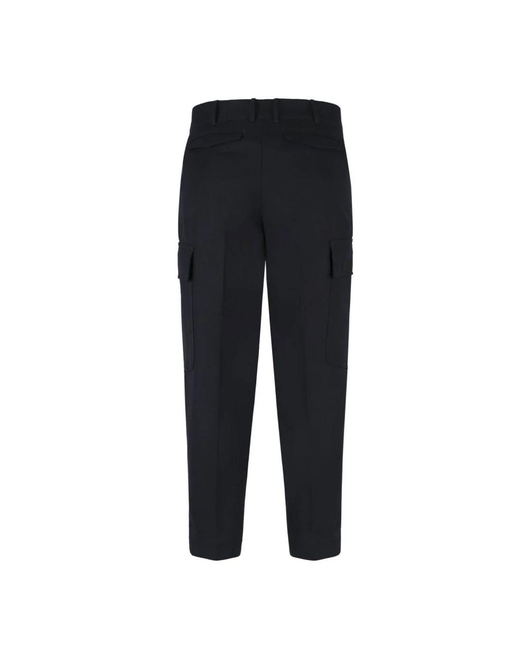 PT01 Black Straight Trousers for men