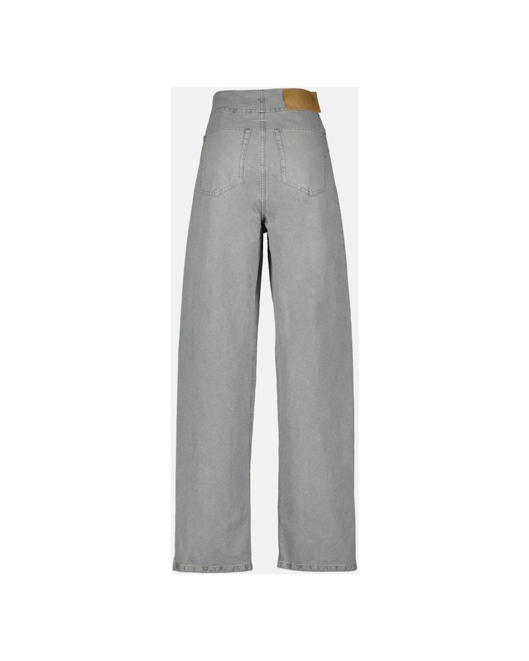 MM6 by Maison Margiela Gray Loose-Fit Jeans