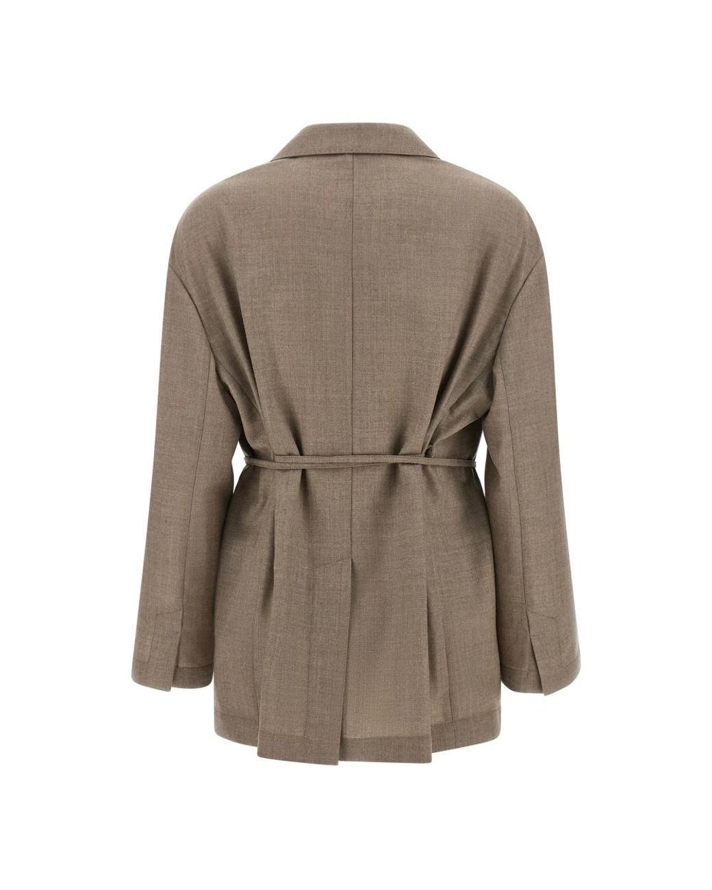 Brunello Cucinelli Natural Blazers