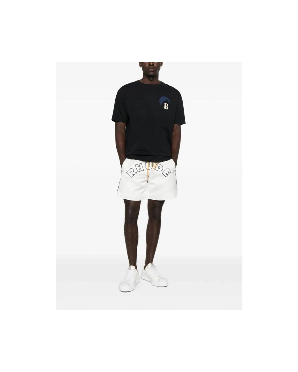 Rhude Black Casual Shorts for men