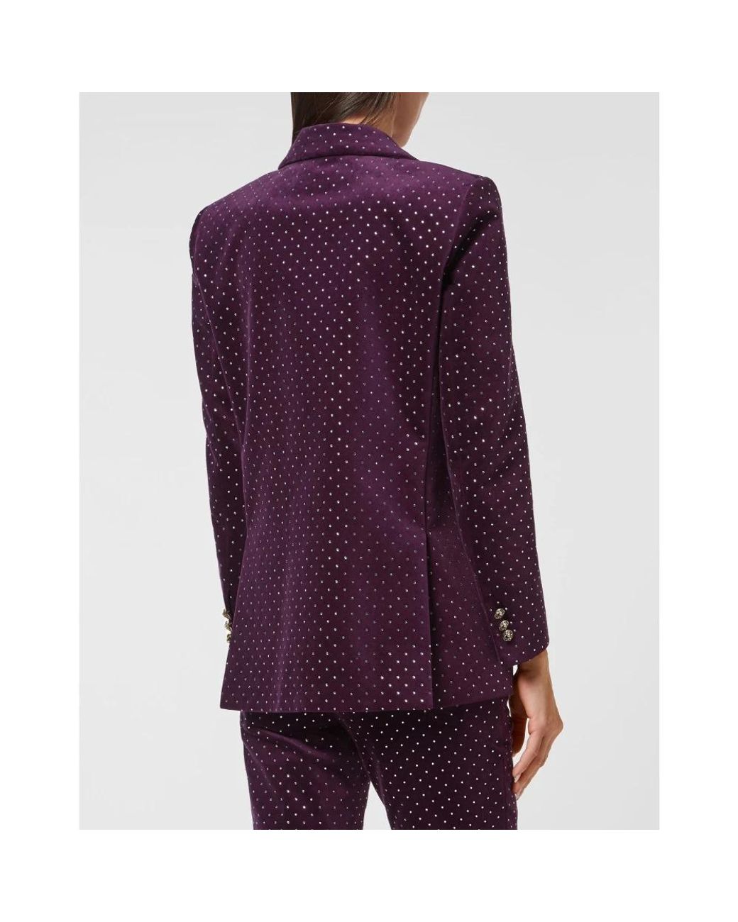 Blazers Philipp Plein de color Purple