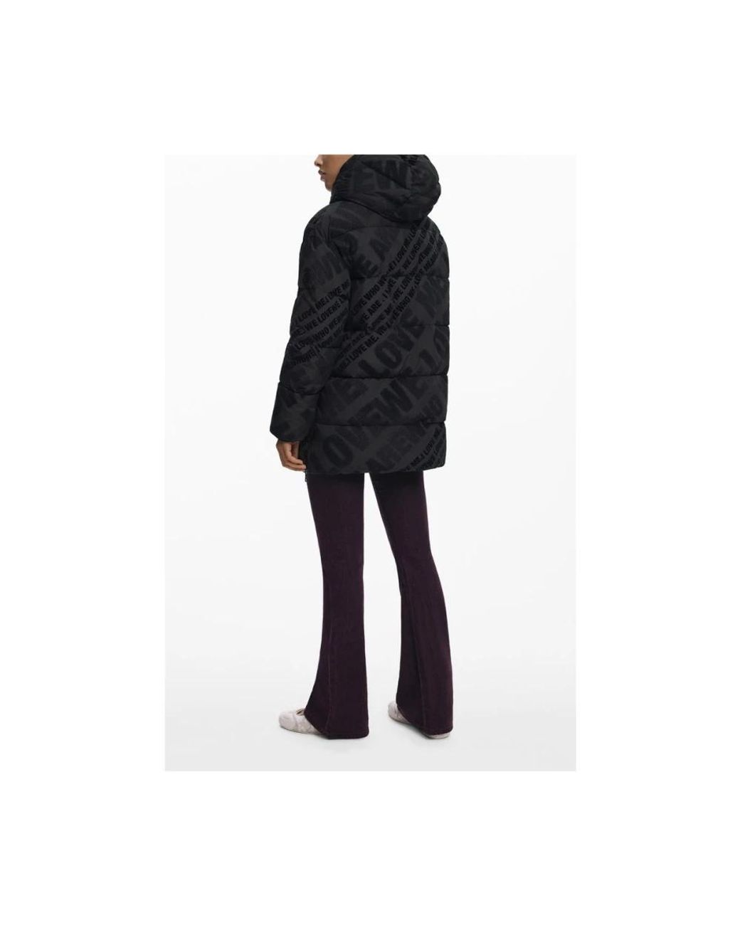 Desigual Black Winter Jackets