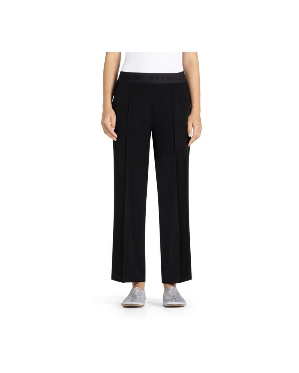 Cambio Black Straight Trousers