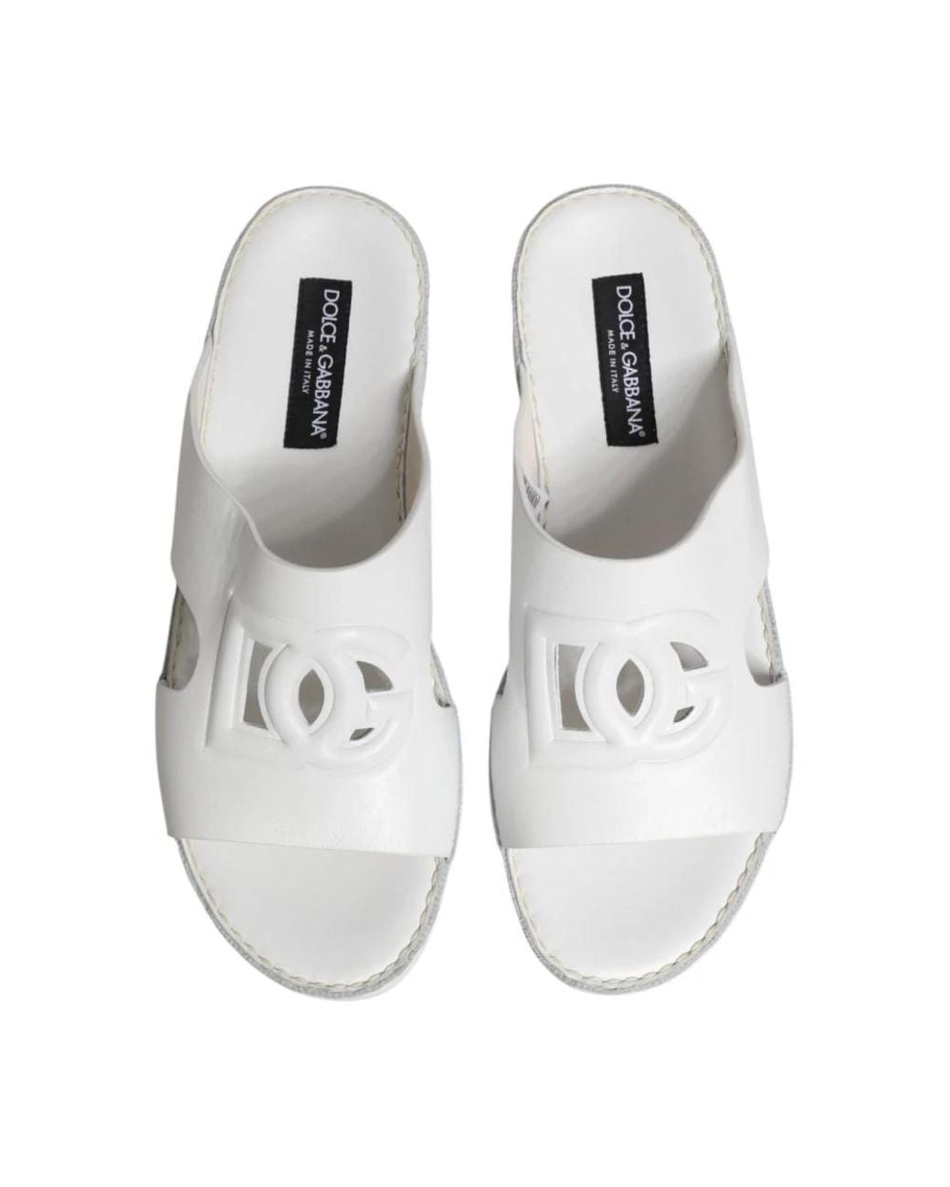 Dolce & Gabbana White Wedges for men
