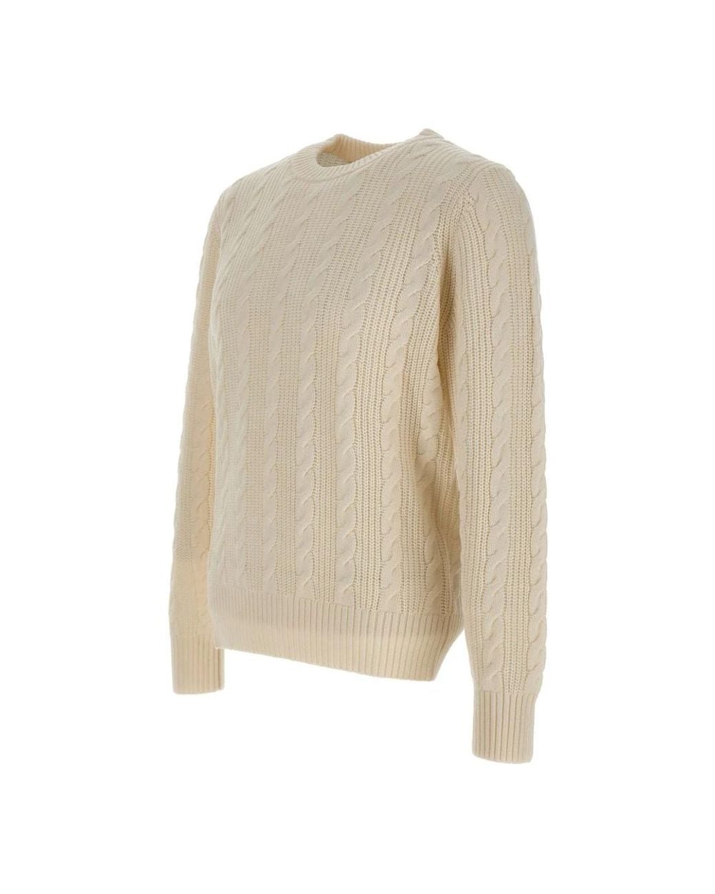 Kangra White Round-Neck Knitwear for men