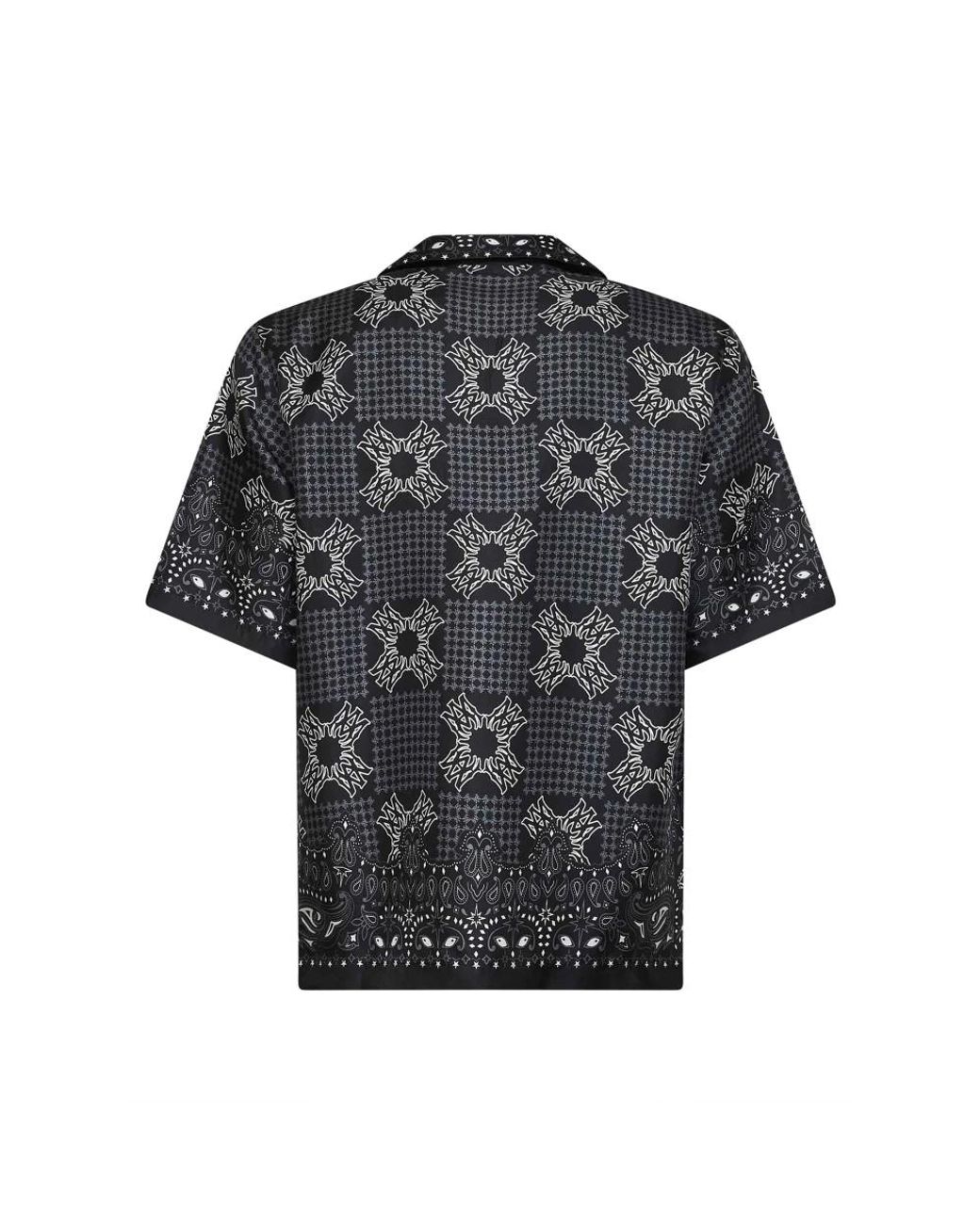 Amiri Black Short Sleeve Shirts for men
