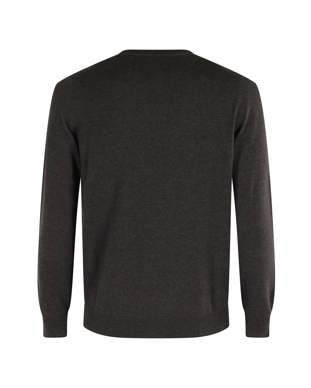 Kangra Black Round-Neck Knitwear for men