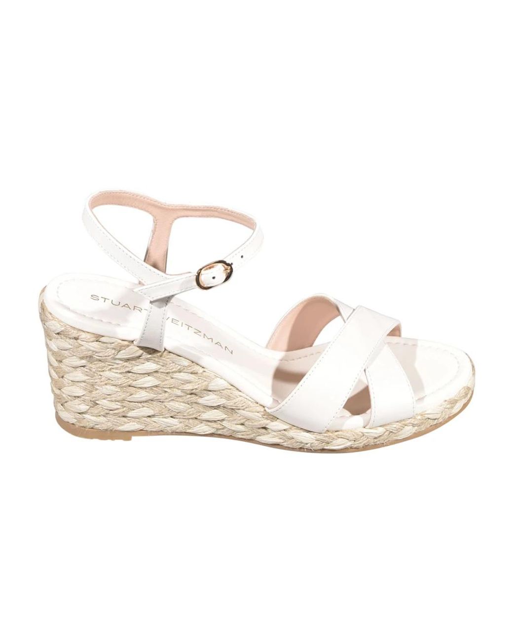 Stuart Weitzman White Wedges