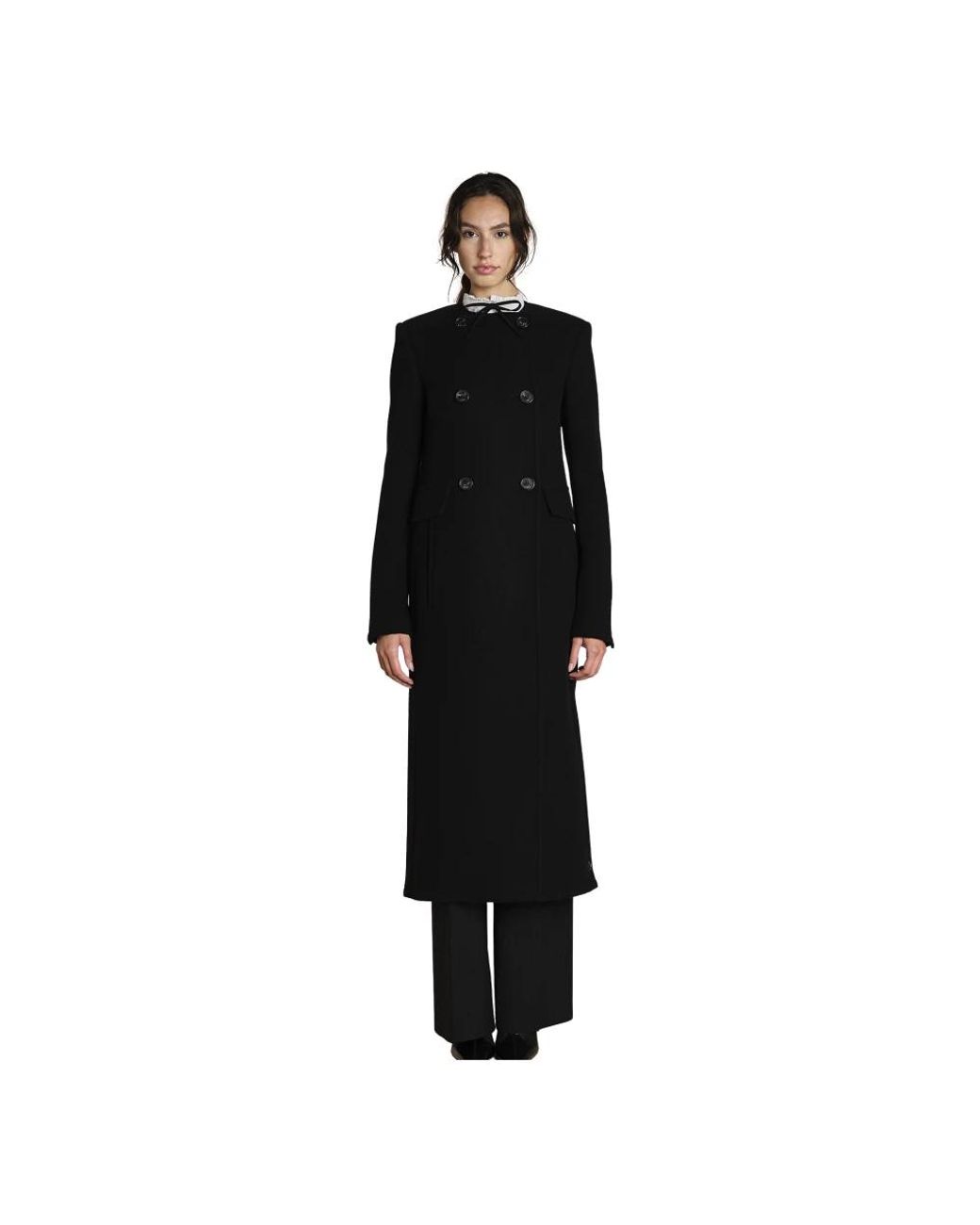 N°21 Black Double-Breasted Coats