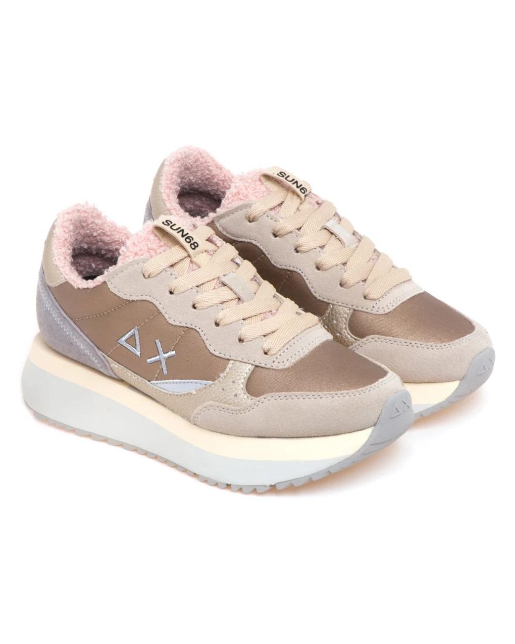 Sun 68 Gray Sneakers