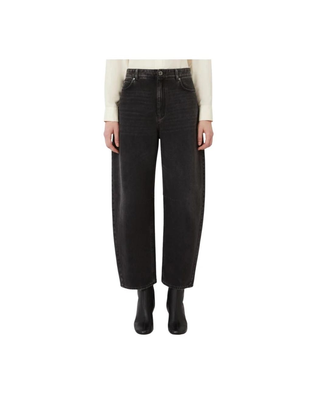 Max Mara Black Loose-Fit Jeans