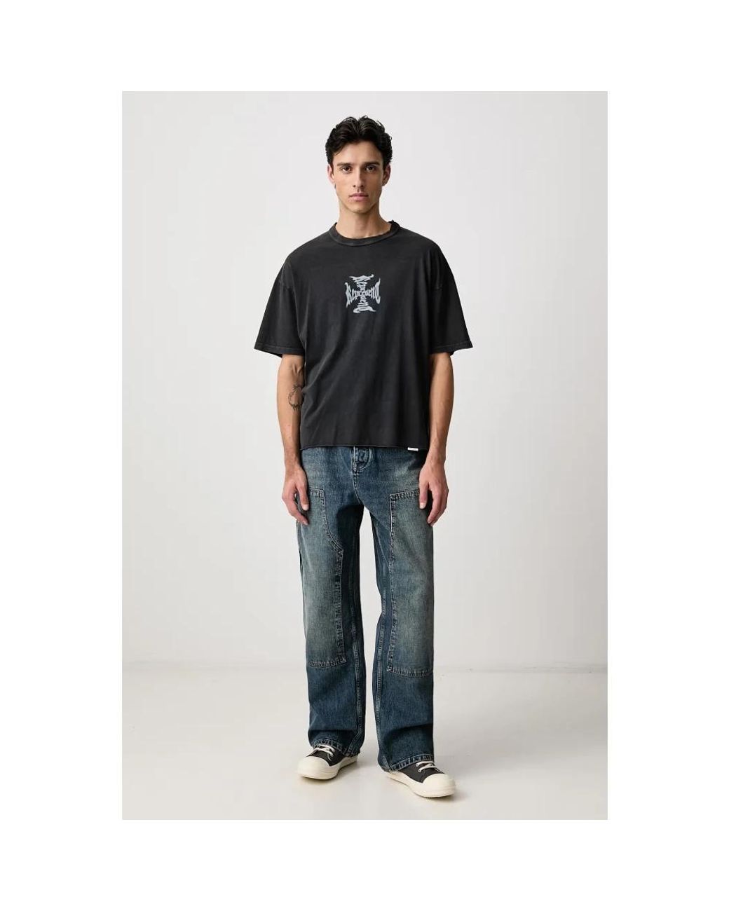 T-Shirts Represent de hombre de color Black