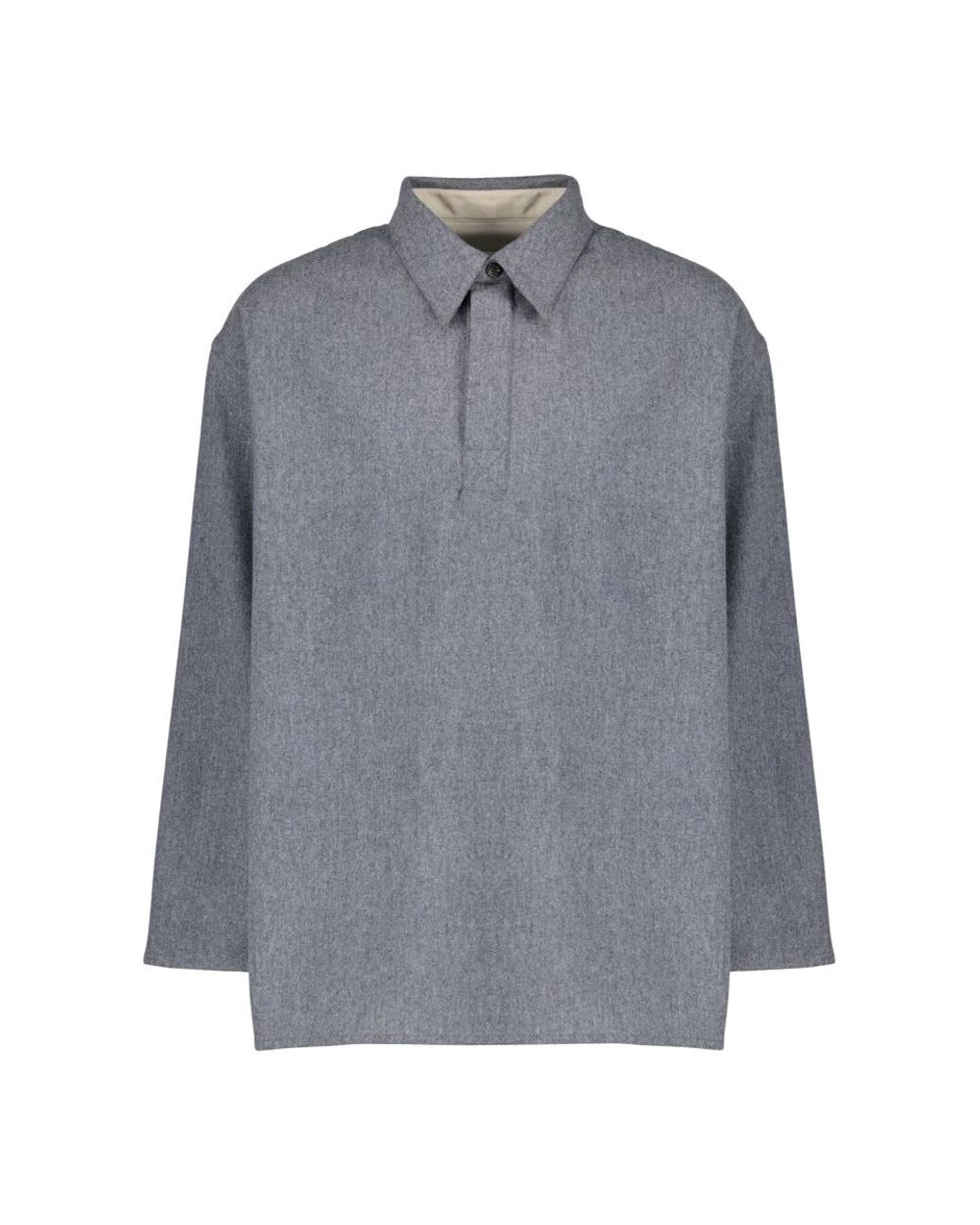 AMI Gray Polo Shirts for men