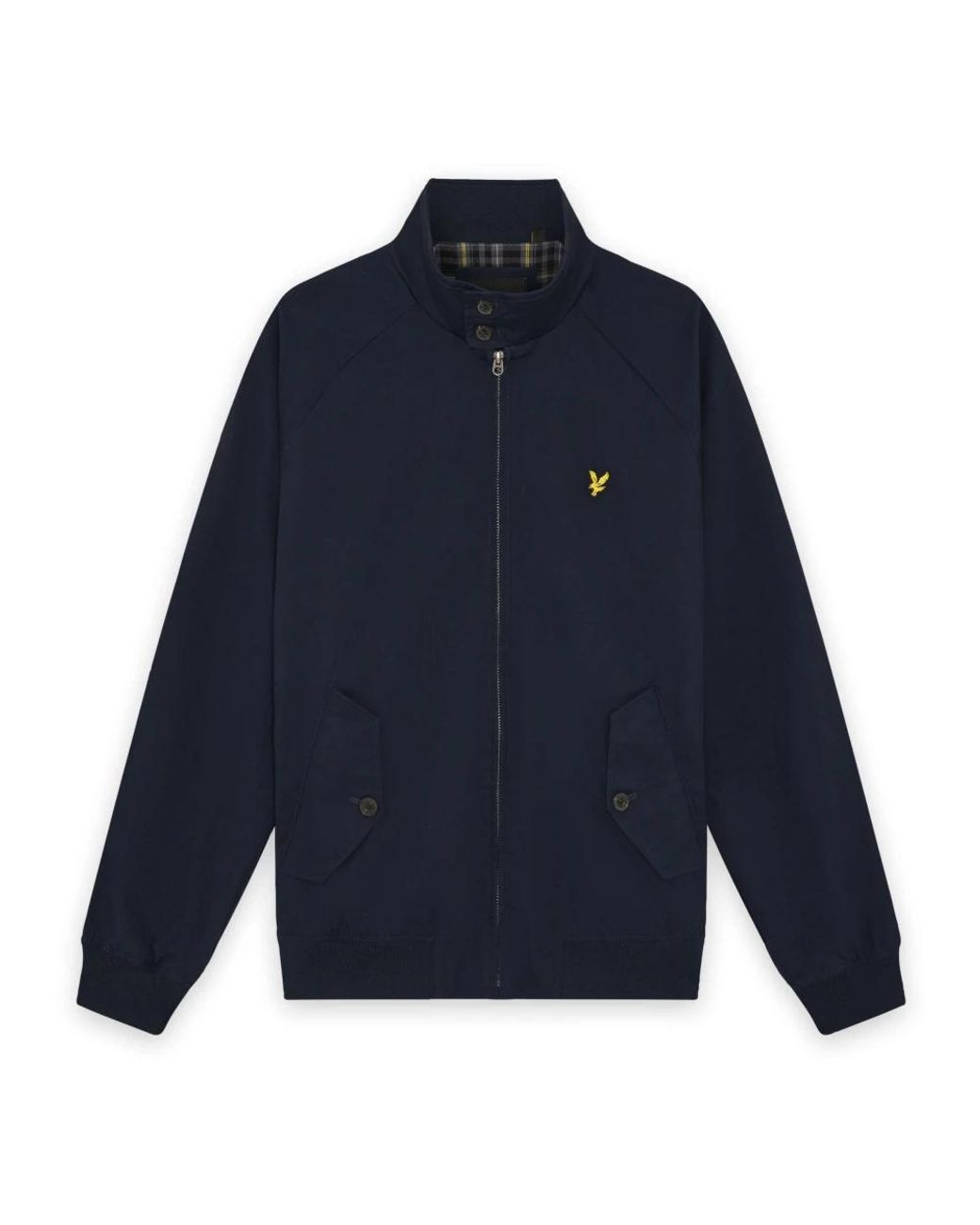 Lyle & Scott Jassen ,Blauw ,Katoen Cotton Harrington Jacket in het Blue voor heren