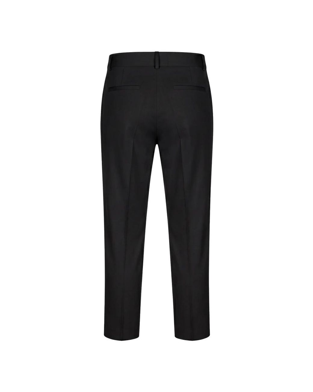Moorer Black Straight Trousers