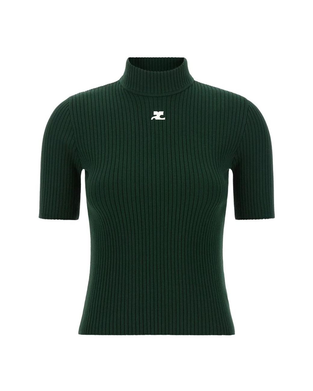 Courreges Green Turtlenecks