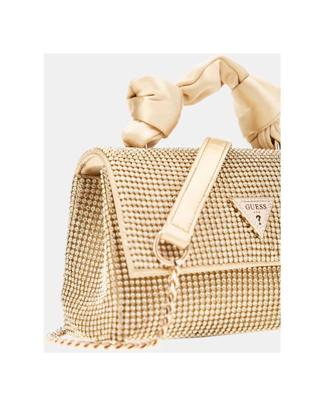 Guess Metallic Mini-Handtasche Lua Strass