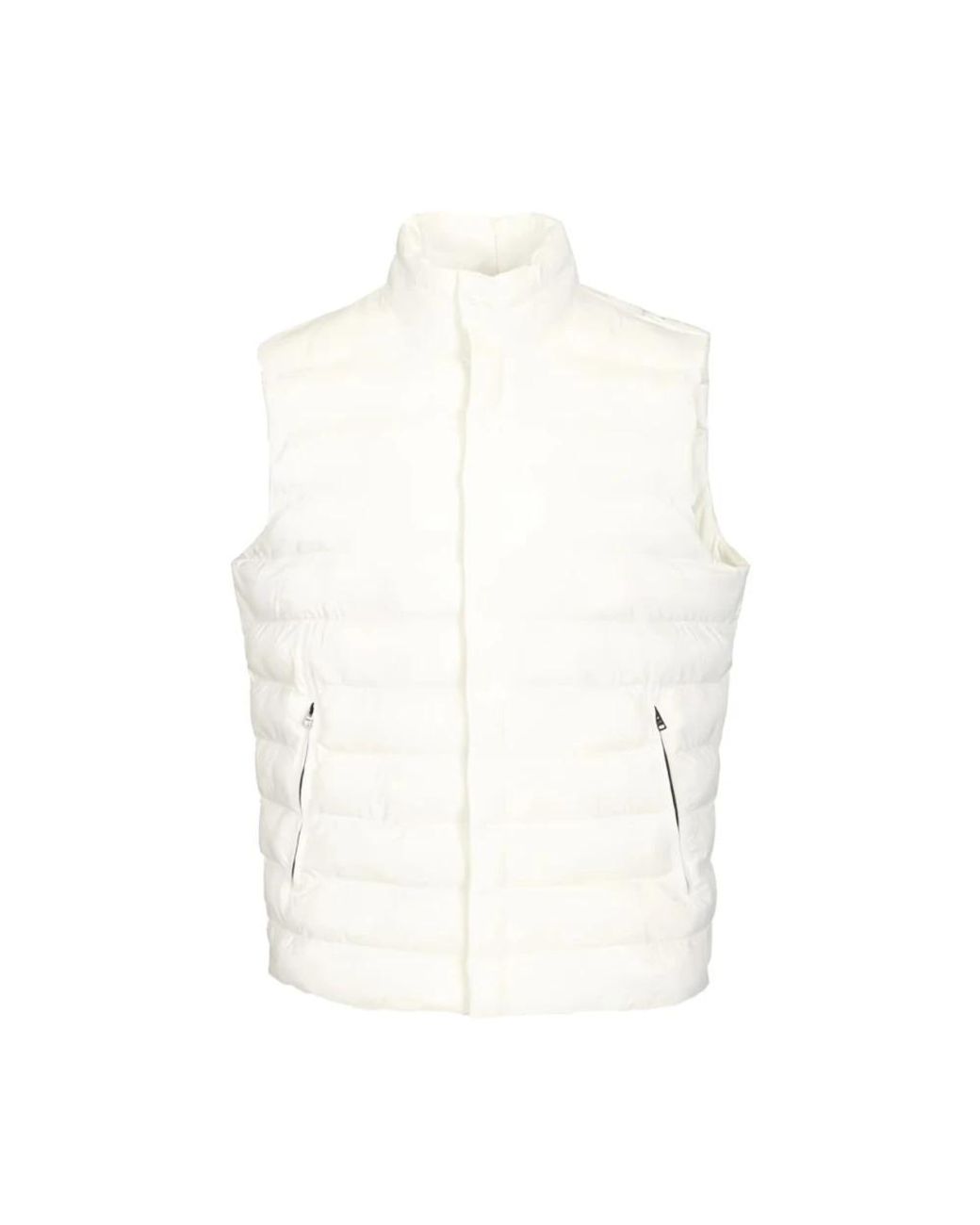 Herno Jassen ,Wit ,Polyester Quilted Down Gilet in het White voor heren
