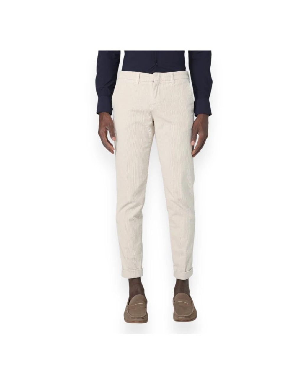Fay Natural Slim-Fit Trousers for men