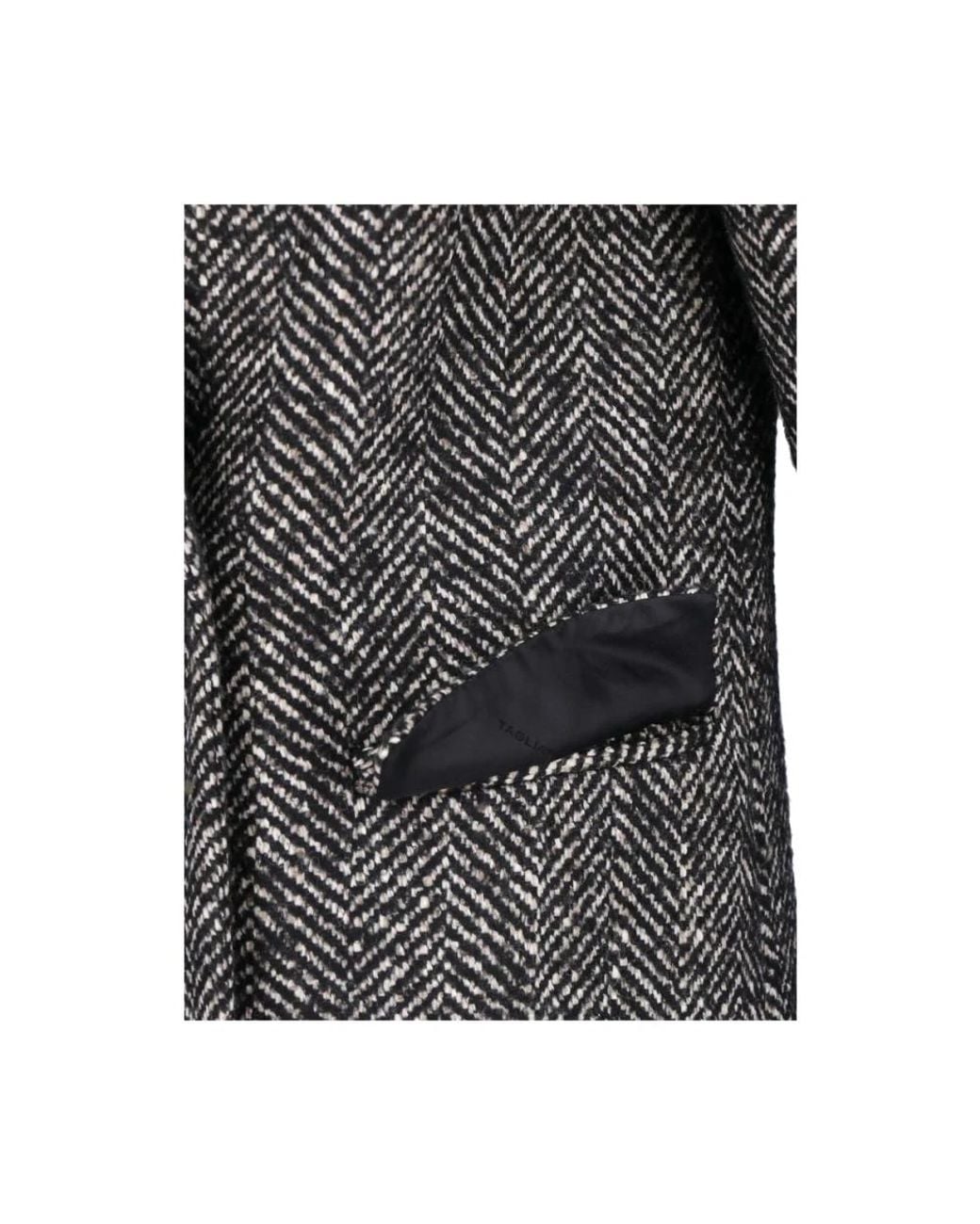 Tagliatore Gray Double-Breasted Coats