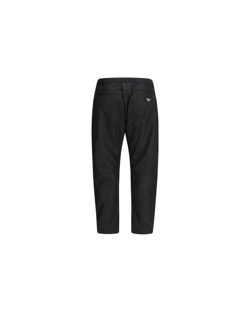 Cropped Trousers Prada de hombre de color Black