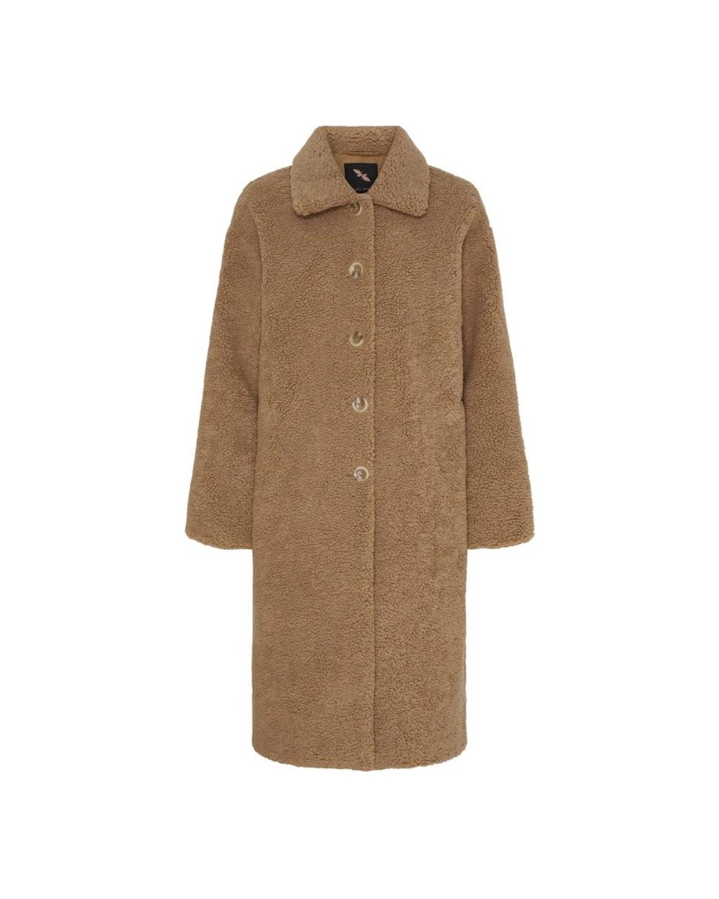 Btfcph Imitatiebont &Amp; Shearling Jas in het Brown