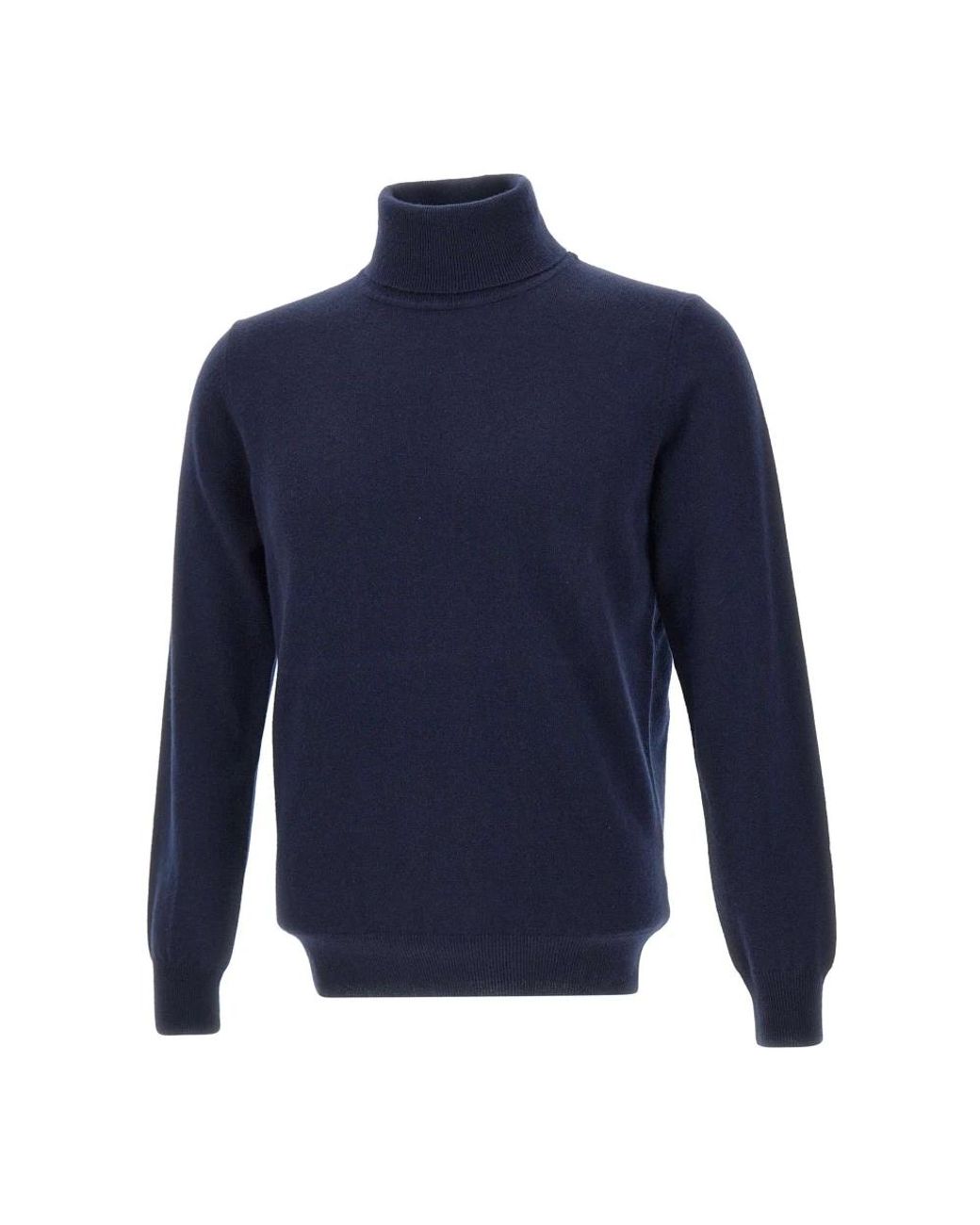 Kangra Blue Turtlenecks for men